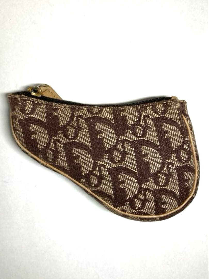 良品　クリスチャンディオール　トロッター　サドル　ケース　ミニポーチ