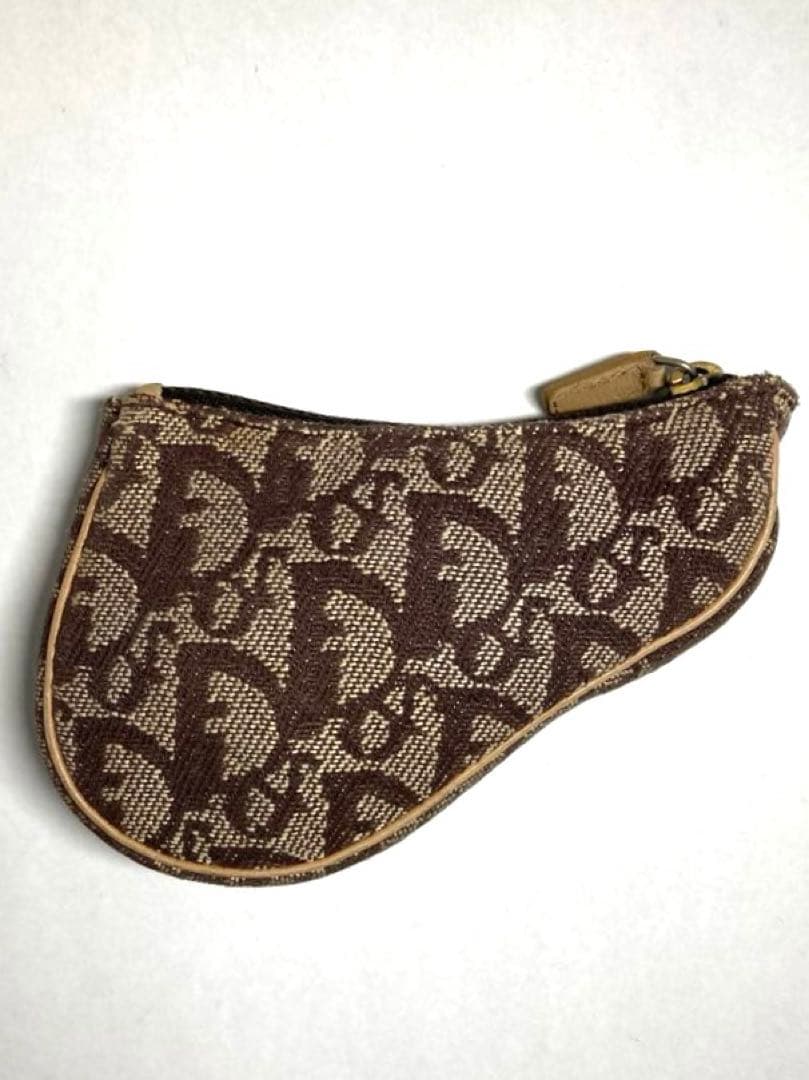 良品　クリスチャンディオール　トロッター　サドル　ケース　ミニポーチ