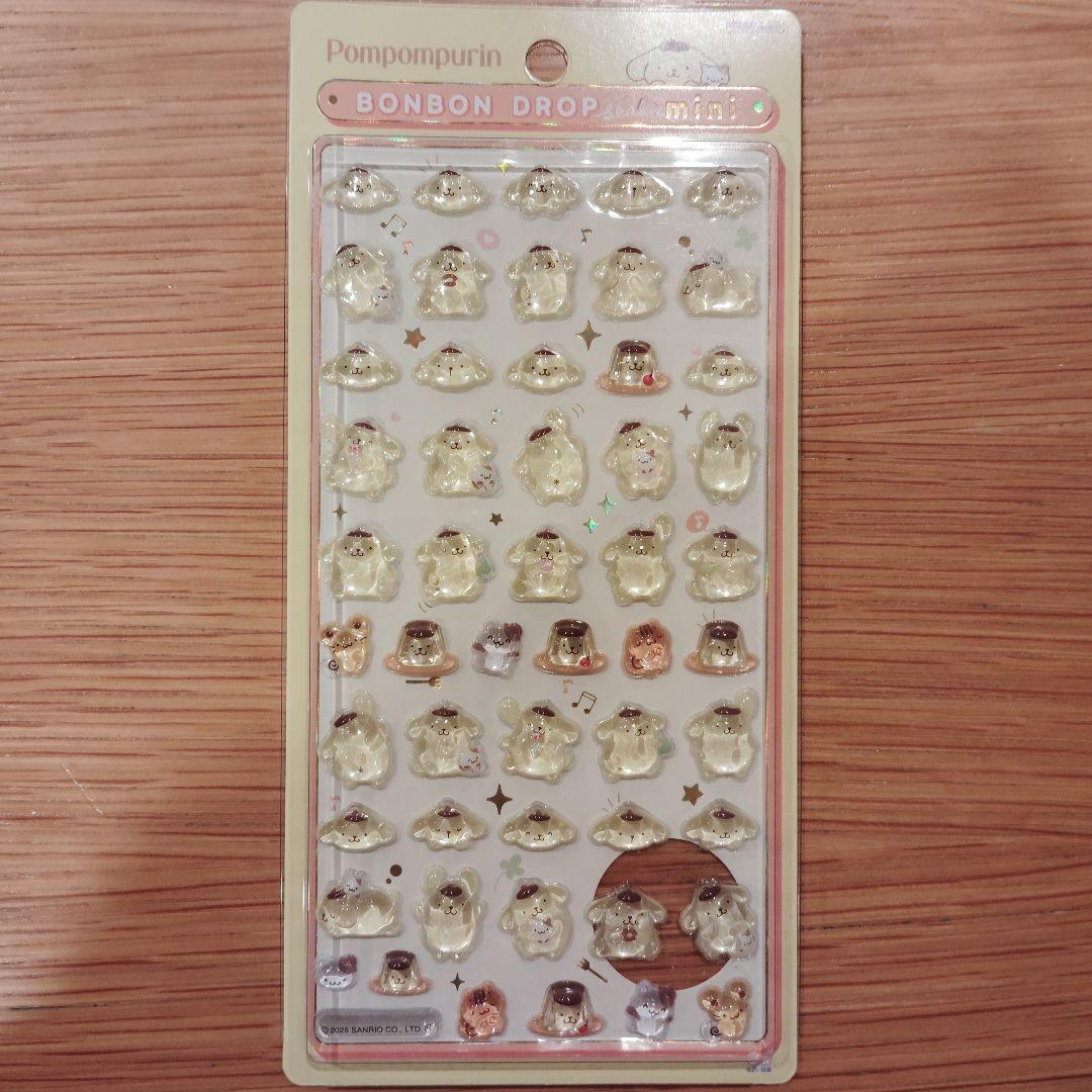 【正規品】ボンボンドロップシール ミニ サンリオ 8種 コンプリートセット