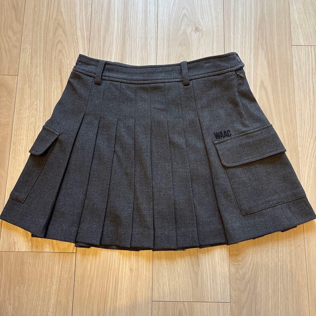 WAAC プリーツスカート　グレー　2サイズ