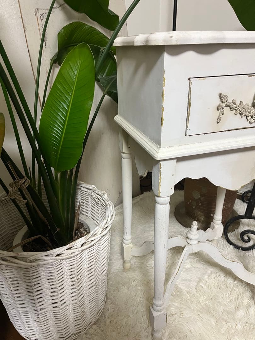 フランス サイドテーブル コンソール シャビー ブロカント