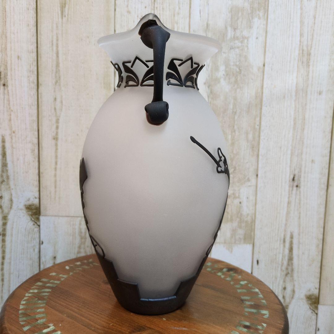 ミッキーマウス 花瓶 ガラス製 限定品