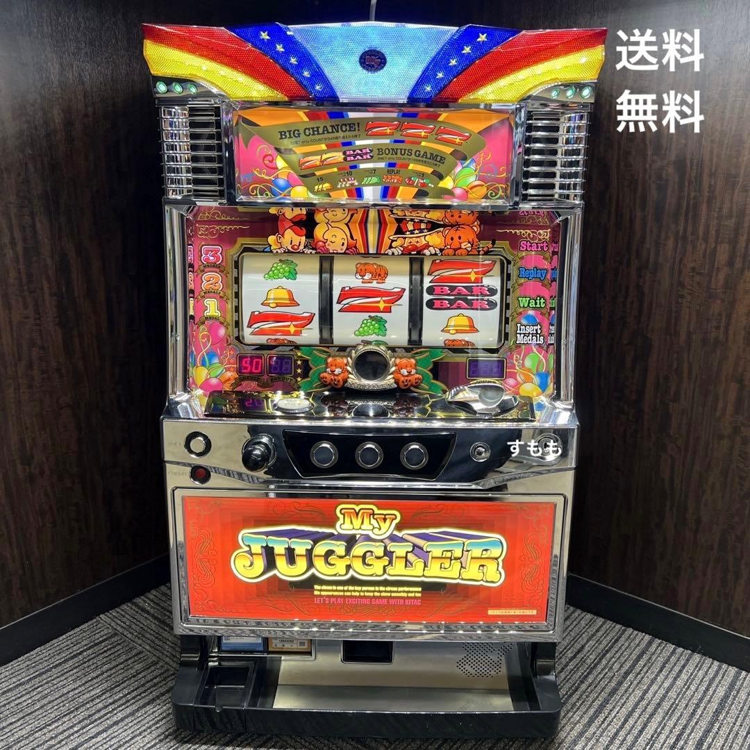 マイジャグラーⅢ コイン不要機付 ⭕️送料無料⭕️ レア台 マイ