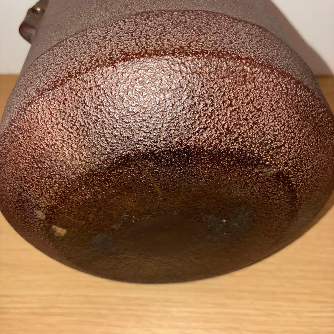 高橋敬典 筒釜 竹地紋