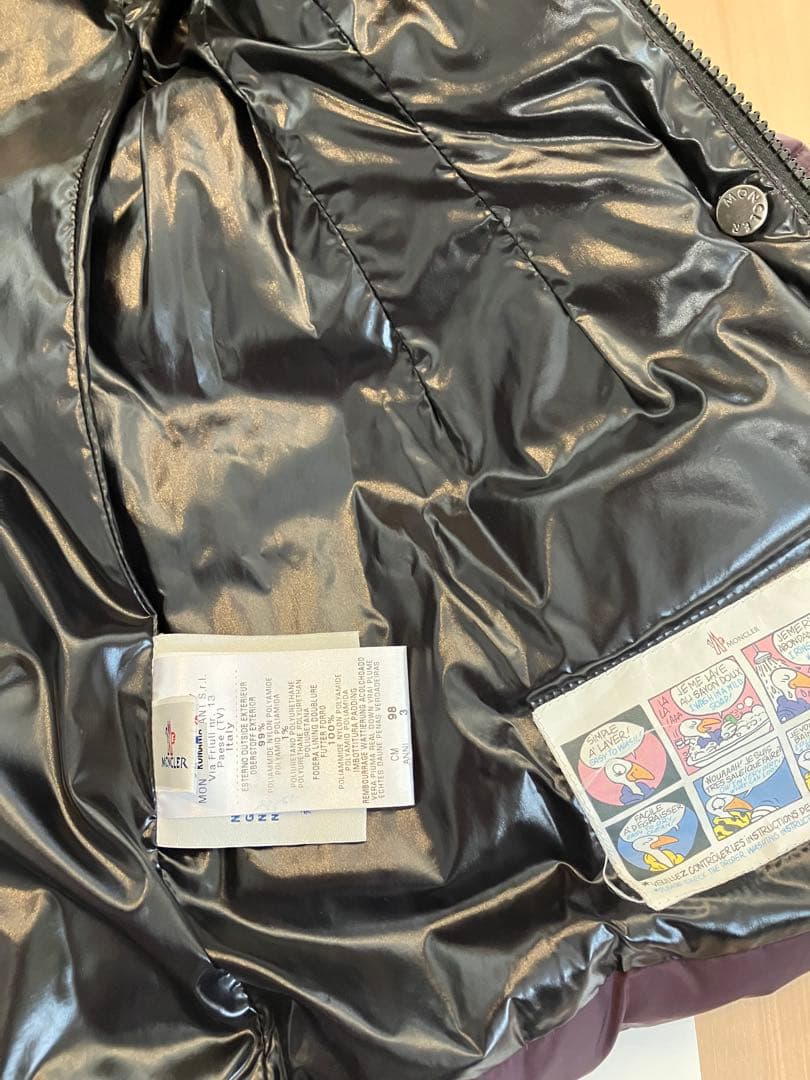 Moncler パープル ダウンコート 98cm〜