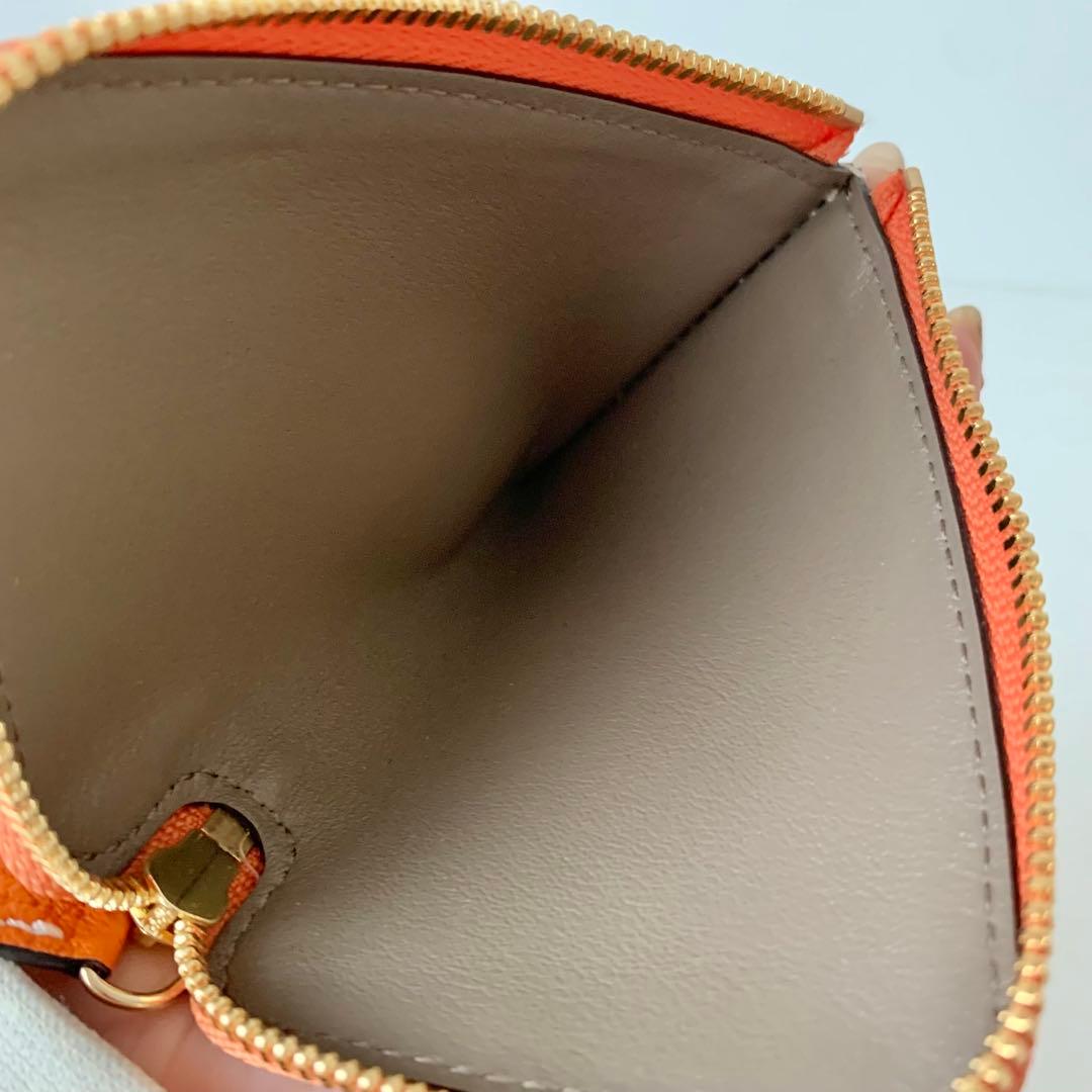 【BONAVENTURA】カードケース　ケース　オレンジ　レザー　新品