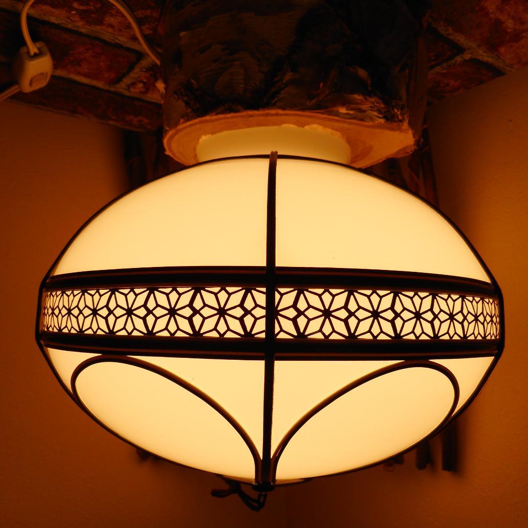 楽天市場】電気の笠 ランプシェード 0166 ガラス 電傘 電笠 照明 雑貨