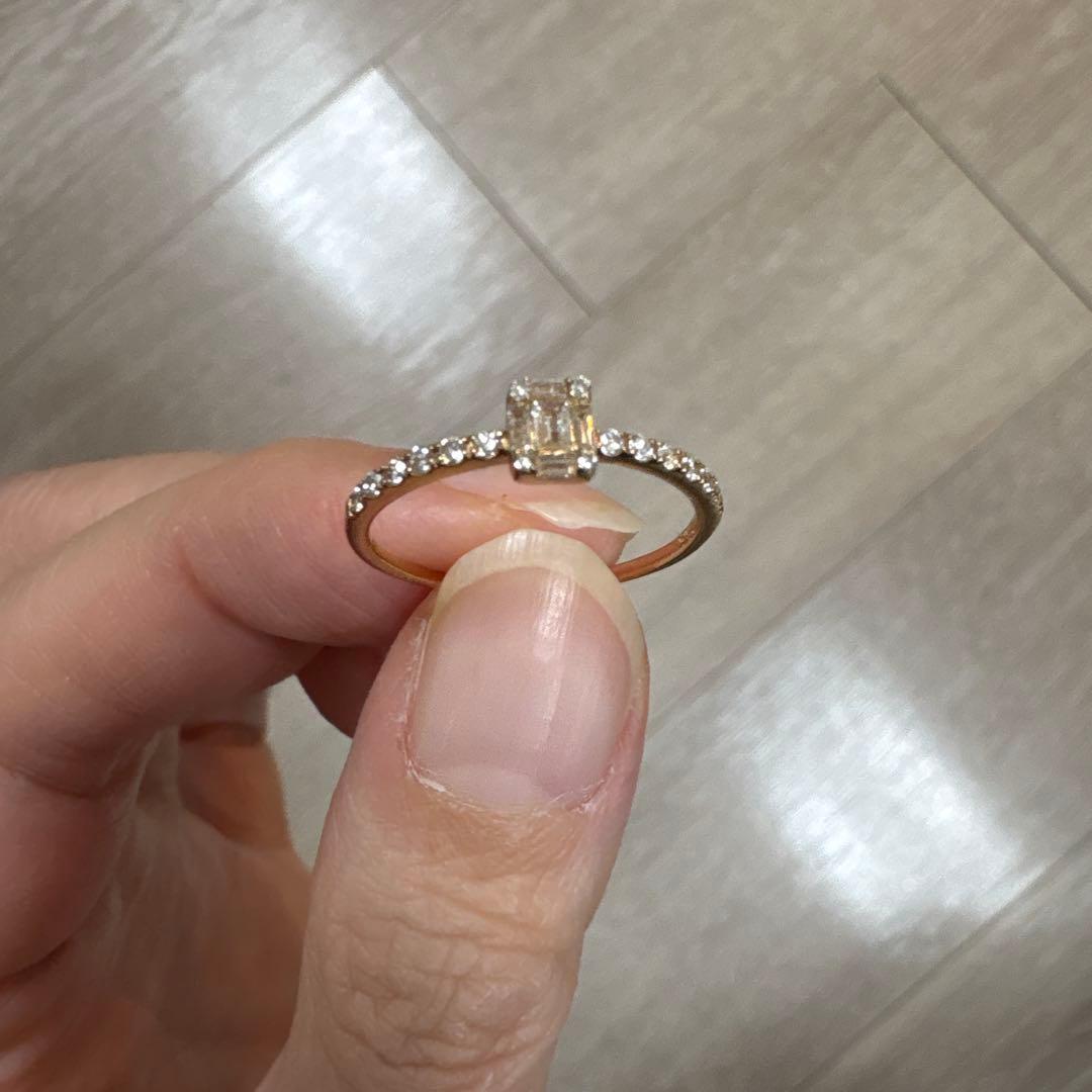 バケット　リング　ダイヤモンド