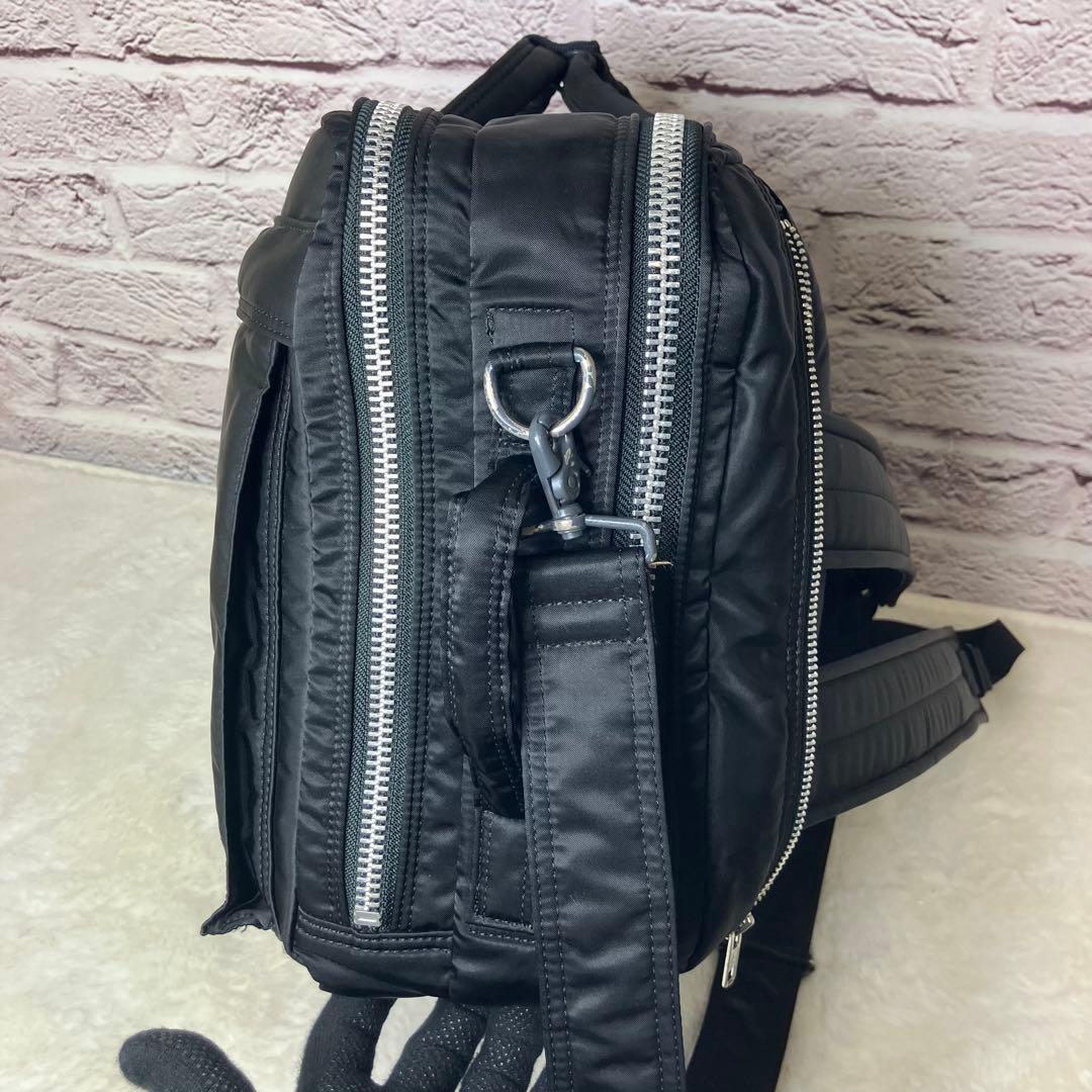 美品✨ポーター タンカー 2層式 3way ビジネスバッグ リュック A4 黒