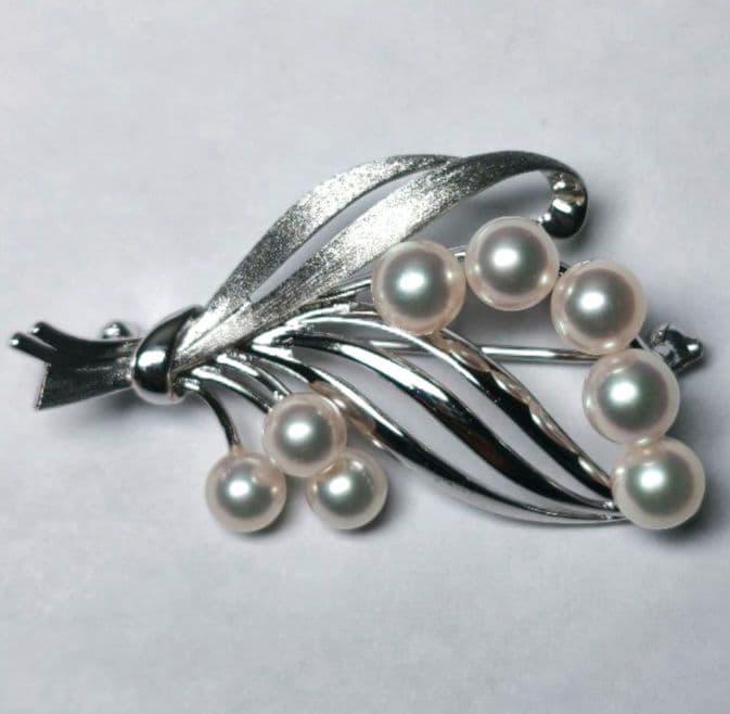美品 最高級】ミキモト ブローチ パール フォーマル 皇室御用達 正規品