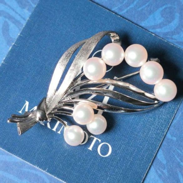 美品 最高級】ミキモト ブローチ パール フォーマル 皇室御用達 正規品