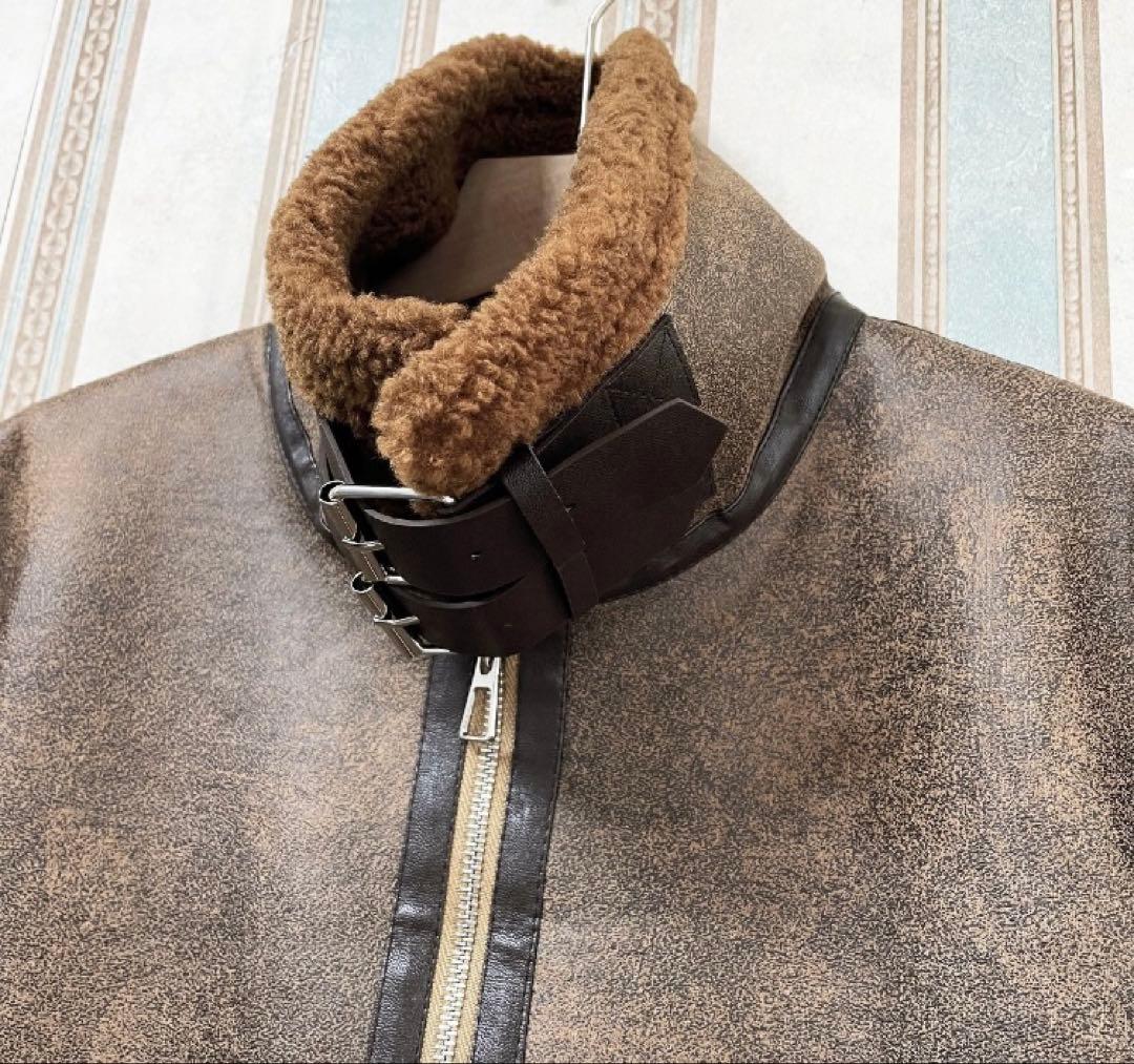 ★定価12万 FRANKLIN MUSK 新品レザー羊革100% サイズＬ