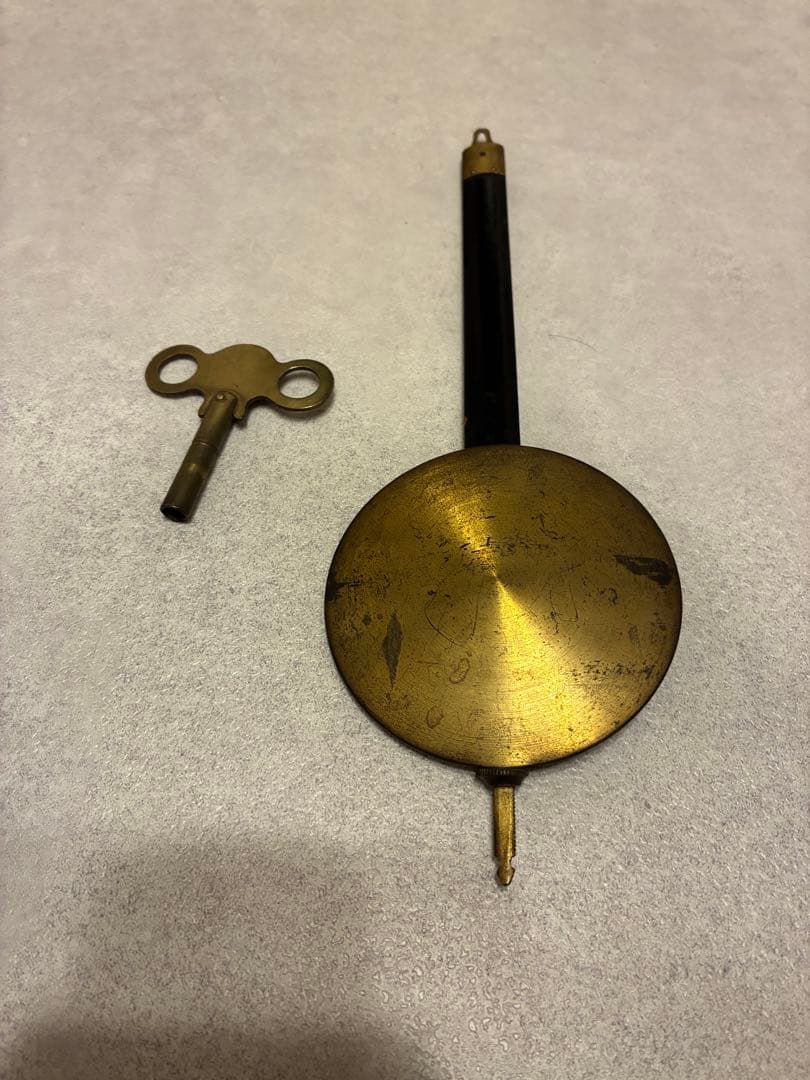 愛知時計　アンティーク柱時計　稼働品