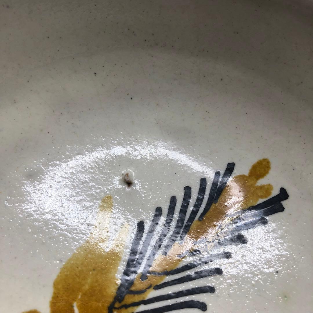 メキシコプエブラタラベラ焼ビンテージ陶器伝統工芸バード鳥ボウル鉢19cm5点B