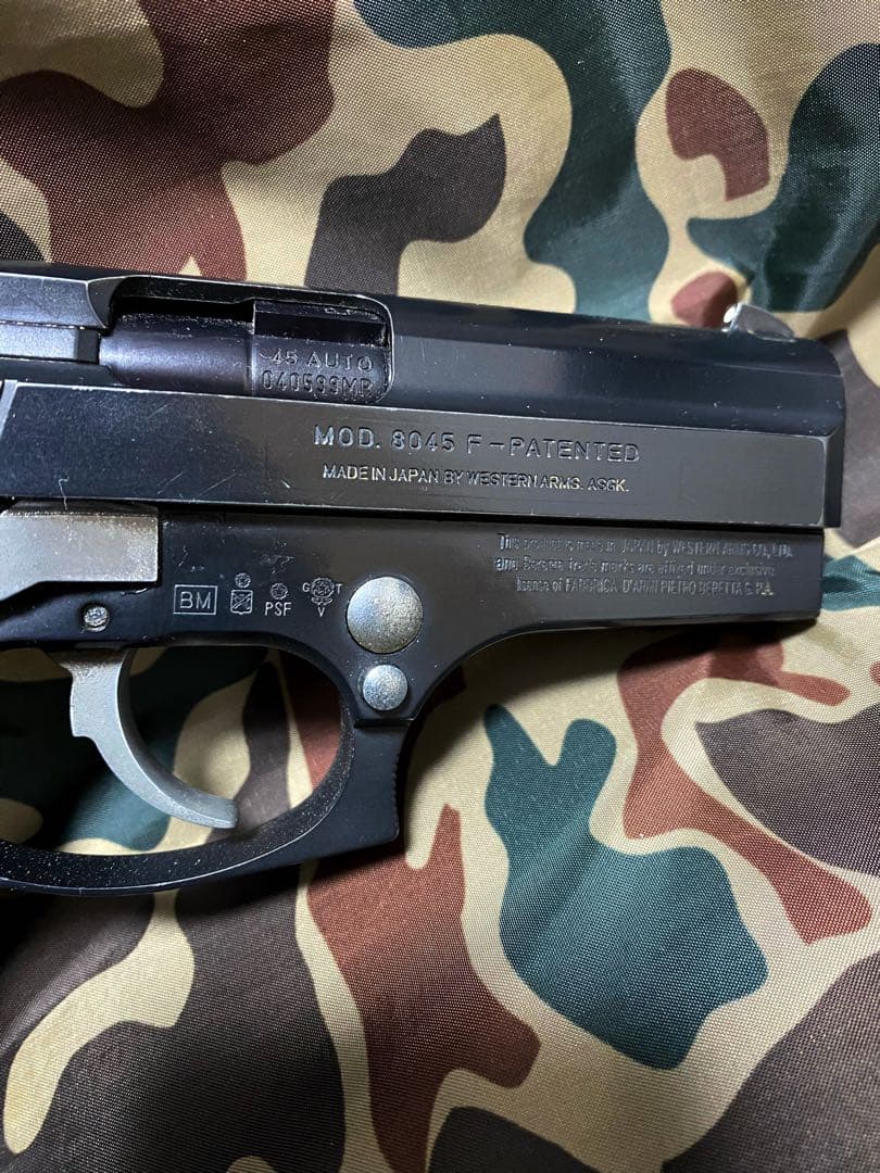 WA リコイル番長 ベレッタM8045クーガーF HW 木製グリップ 動作快調