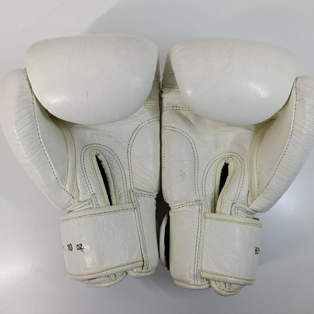 WINDBY ボクシンググローブ 10oz ホワイト ウィンディ 本革 白 - メルカリ