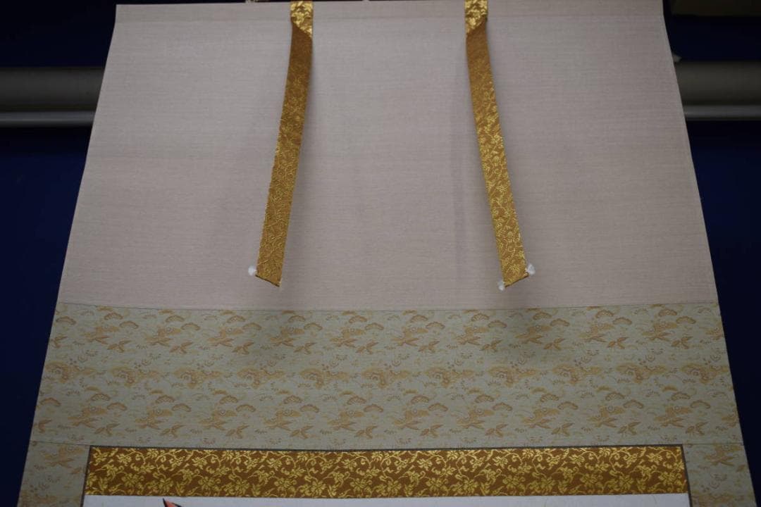 真作/近藤杉石/韋駄天/桐共箱付/布袋屋掛軸HH-606