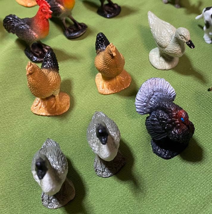 牧場の動物  の サイズ見本です《見本》