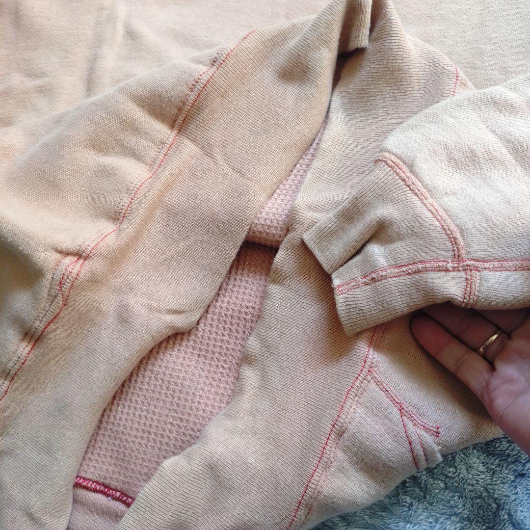 50s 60s ダブルフェイス ヴィンテージ パーカー フェード スウェット