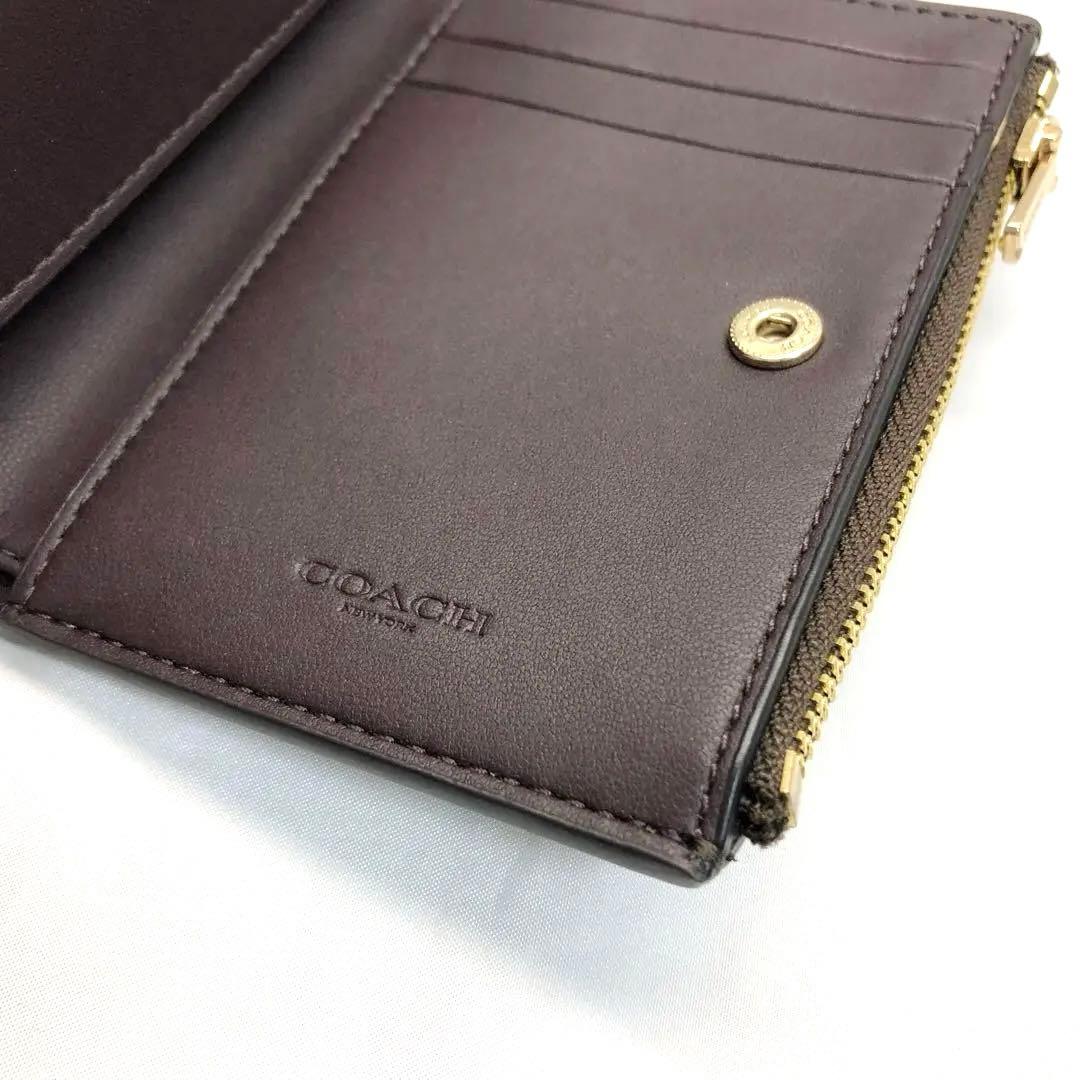 【ラヴ ✨】　COACH コーチ　二つ折り　財布　シグネチャー