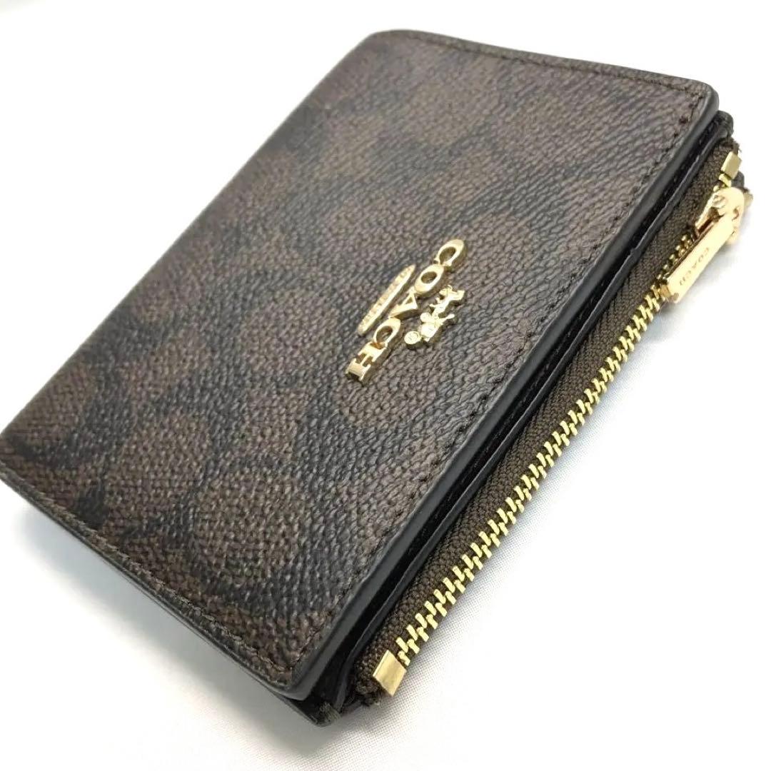 【ラヴ ✨】　COACH コーチ　二つ折り　財布　シグネチャー