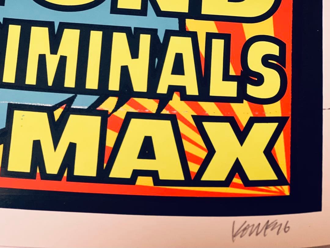 Kozik ISM FEST´96 NIGHT シルクスクリーンポスター。