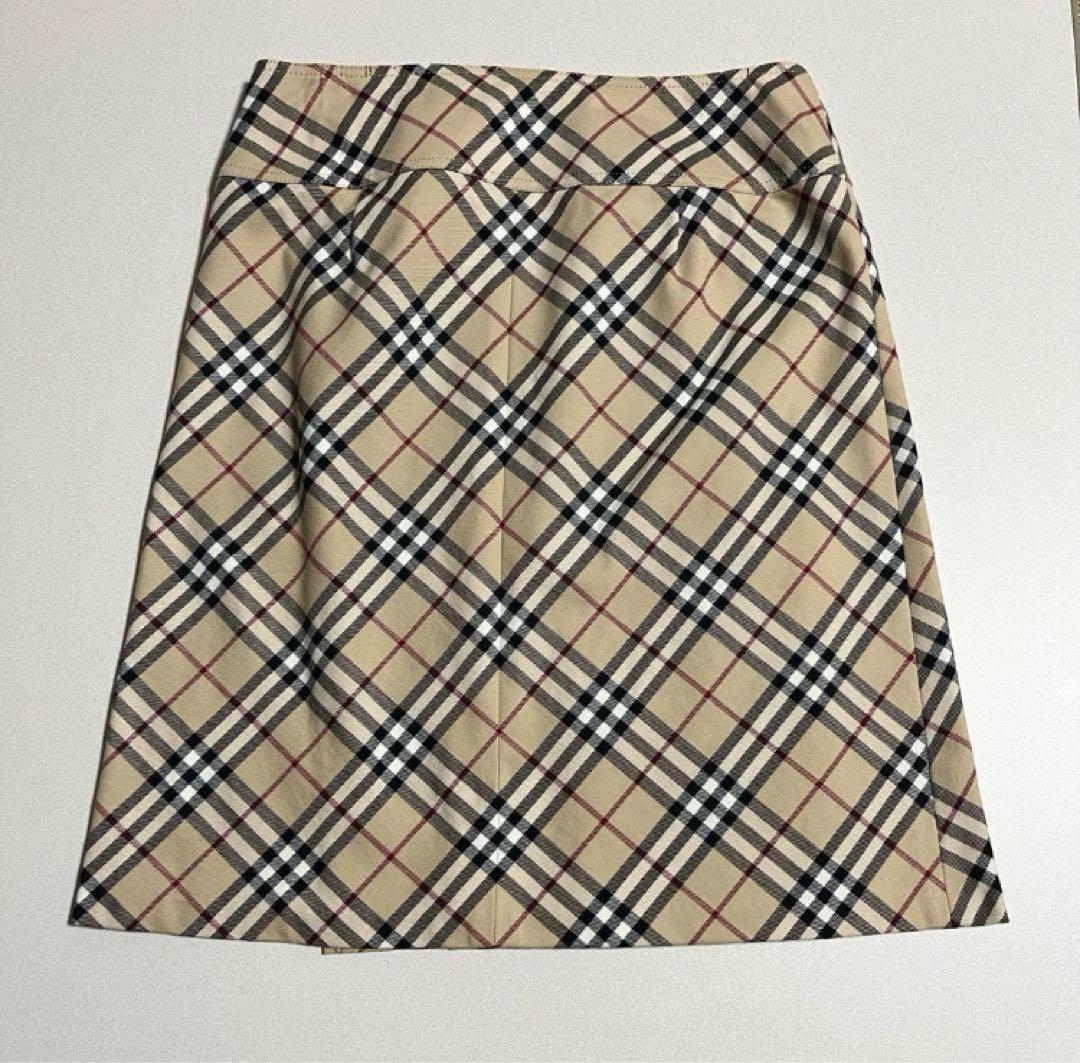 BURBERRY BLUE LABEL ノバチェック　プリーツスカート　38