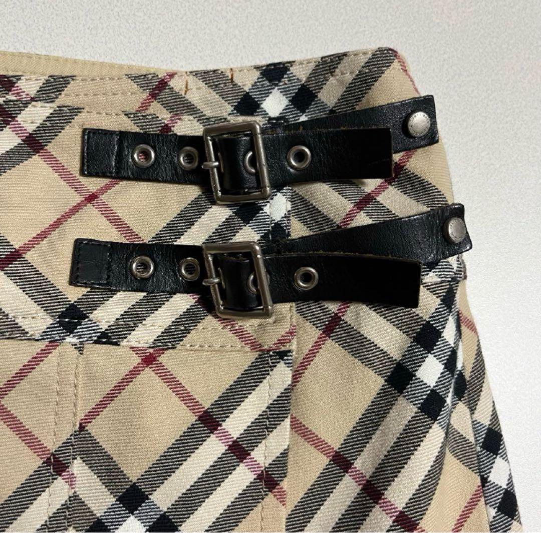BURBERRY BLUE LABEL ノバチェック　プリーツスカート　38