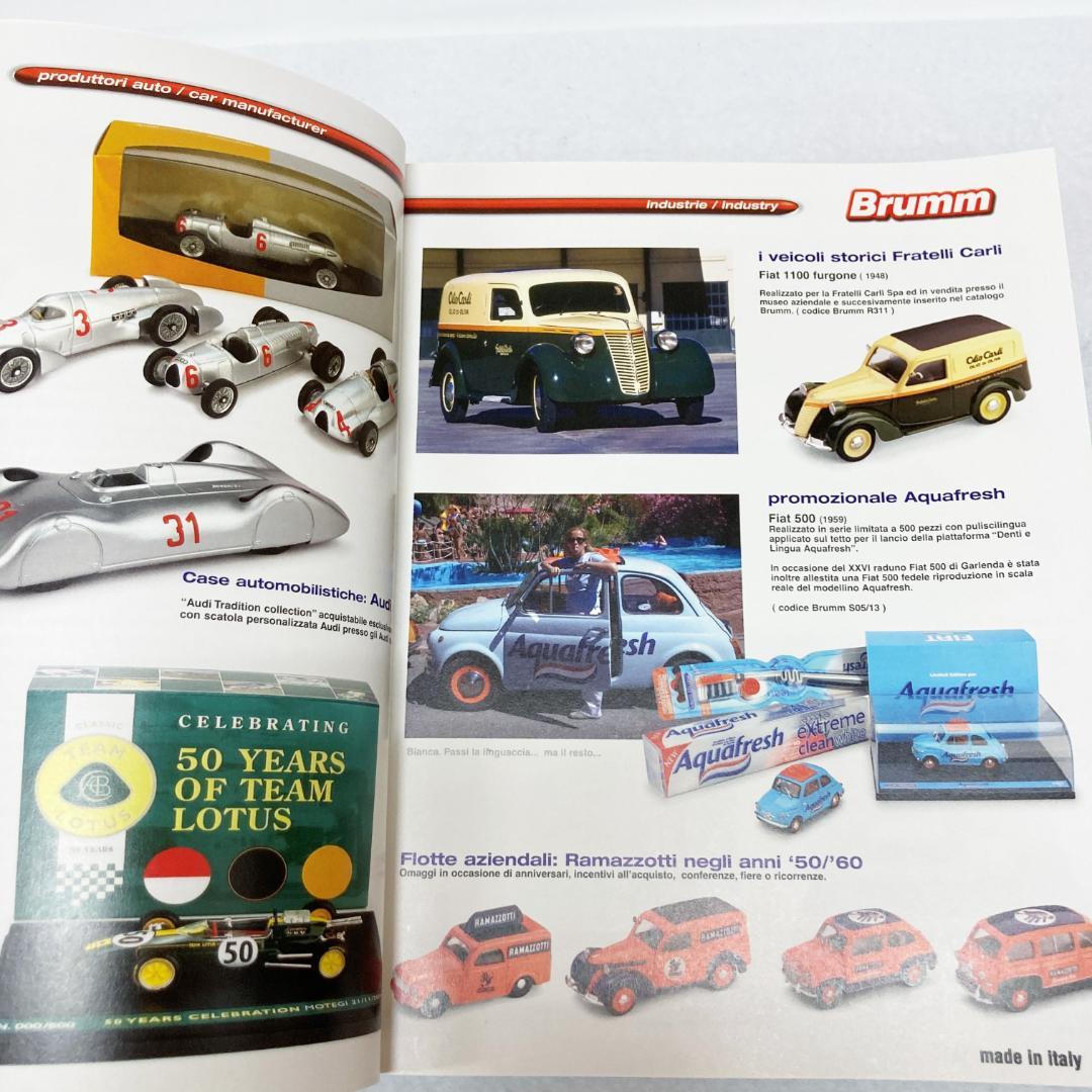 【希少・ミニカーカタログ付き】brumm製　フィアット500D　FIAT500D