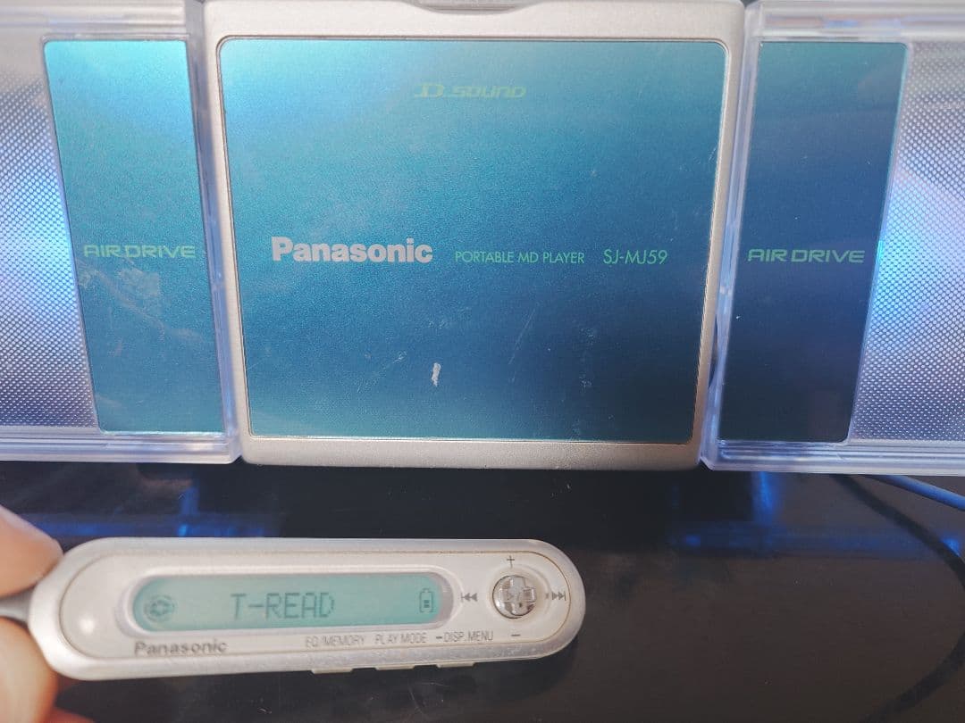 Panasonic SJ-MJ59 ポータブルMDプレーヤー ブルーパナソニック - メルカリ