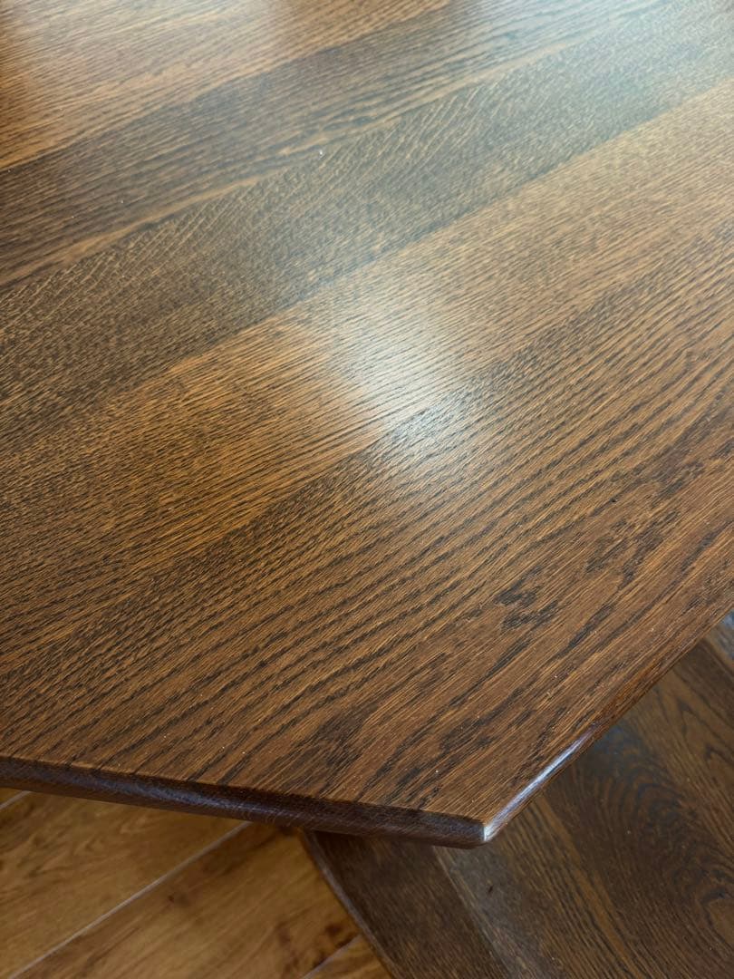 オーク無垢 オランダ民芸 ダイニング5点セット 神戸市近隣エリア対象