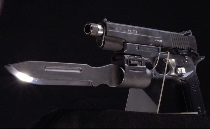 【2個セット】ハンドガン用 銃剣 ヨルムンガンド風デザイン 組み立てキット