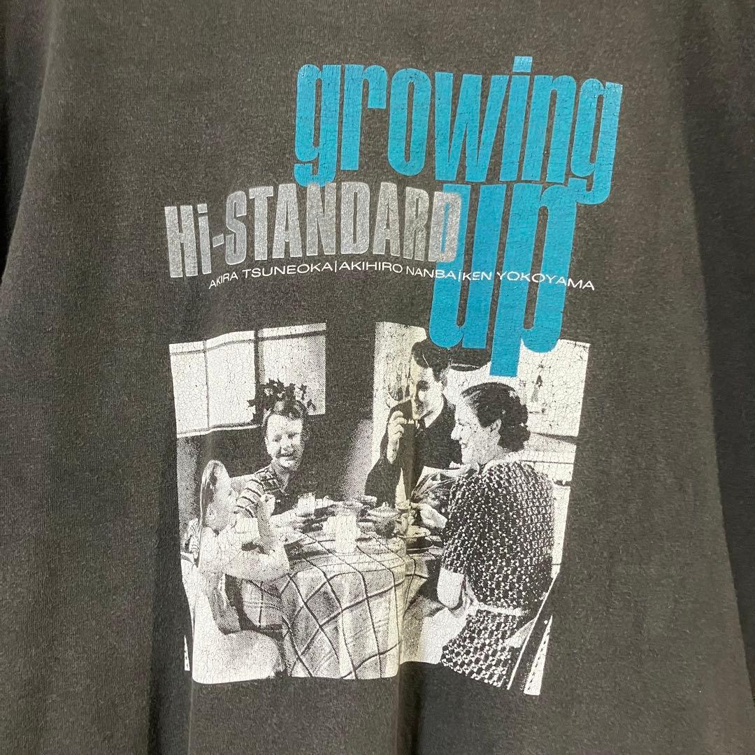 HI-STANDARD バンドTシャツ growing up XLサイズ