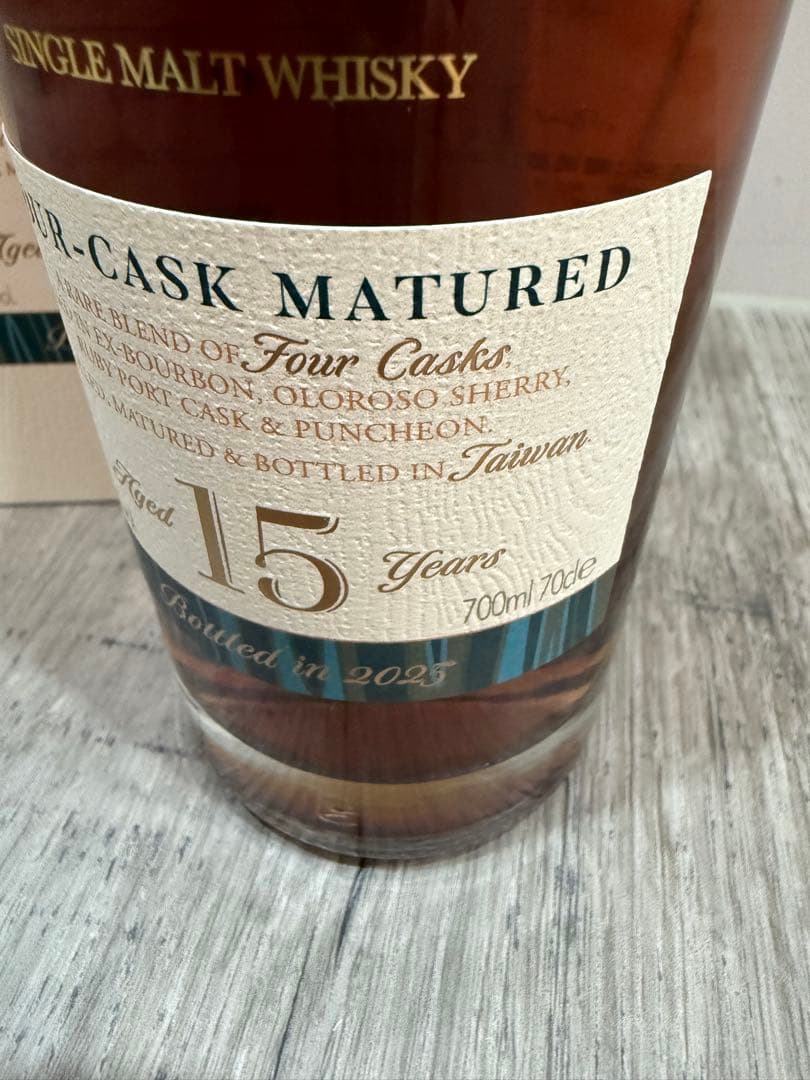 カバラン 初の15年年数熟成 数量限定 2025 KAVALAN 02