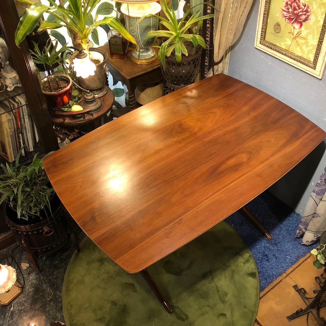 Sale ヴィンテージ ウォールナット　ブリッジ　ダイニングテーブル