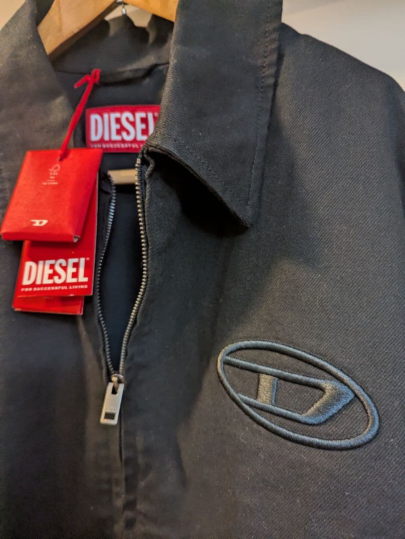 DIESEL [新品タグ・予備ボタン付き] グレン期 ダブルジップジャケット