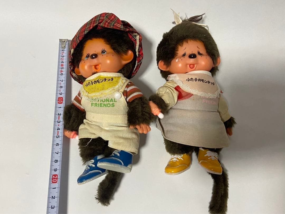 モンチッチS野球ユニフォーム旧ロゴセキグチぬいぐるみレトロで