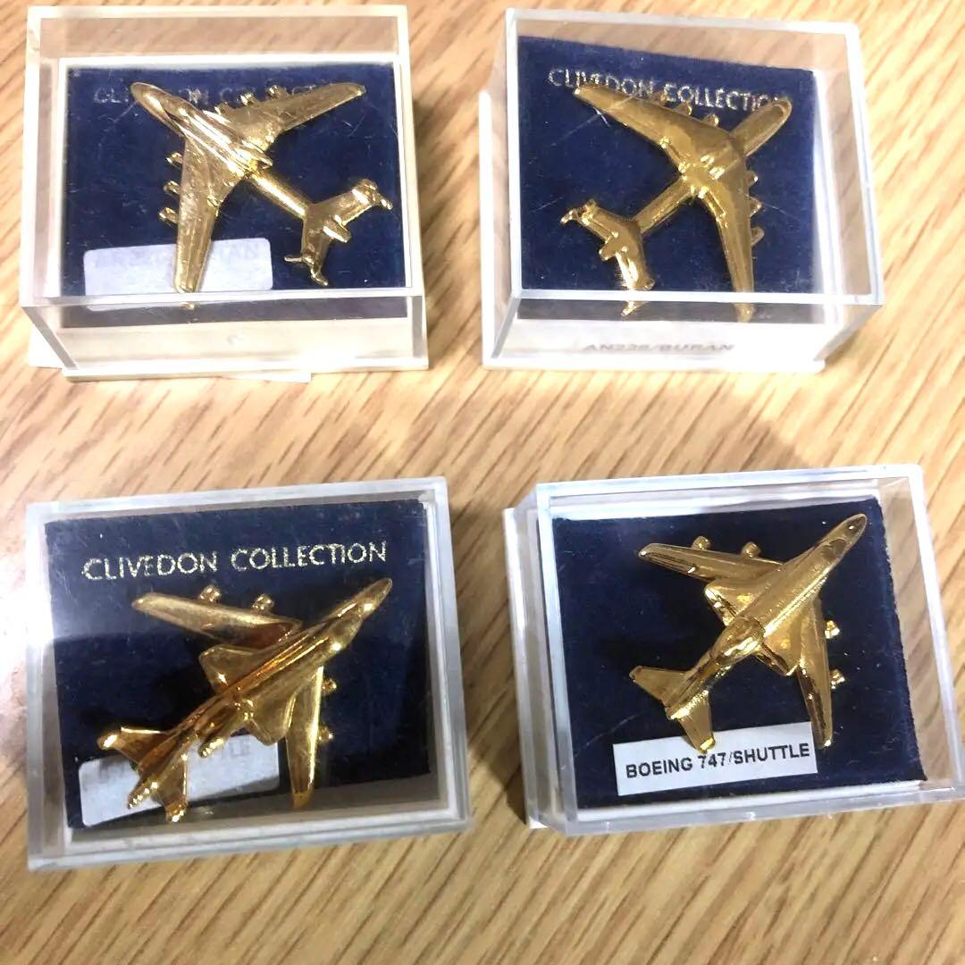 CLIVEDON 飛行機ピンバッチ15個セット
