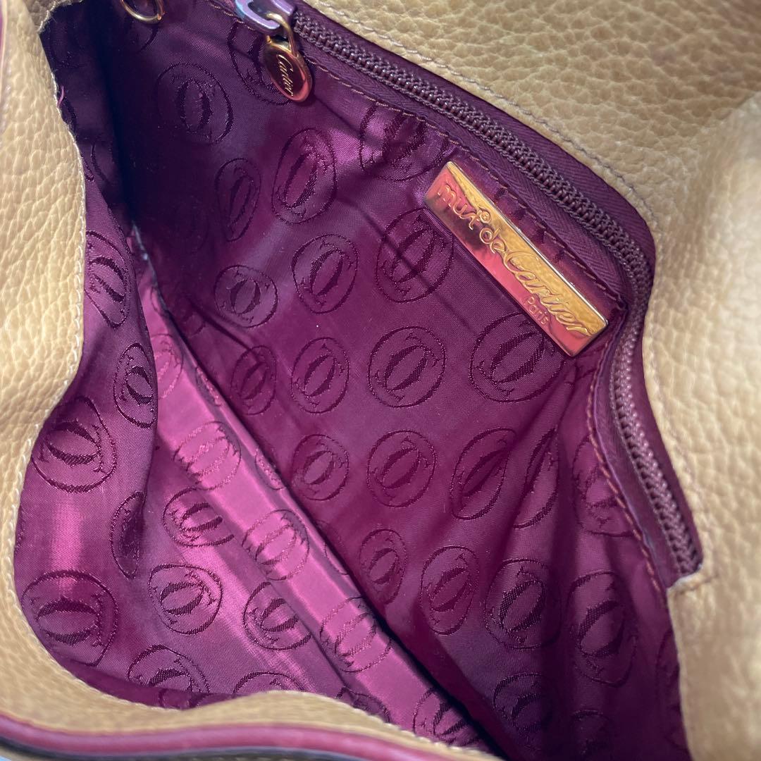 CARTIER カルティエ ショルダーバッグ マストライン マスタード