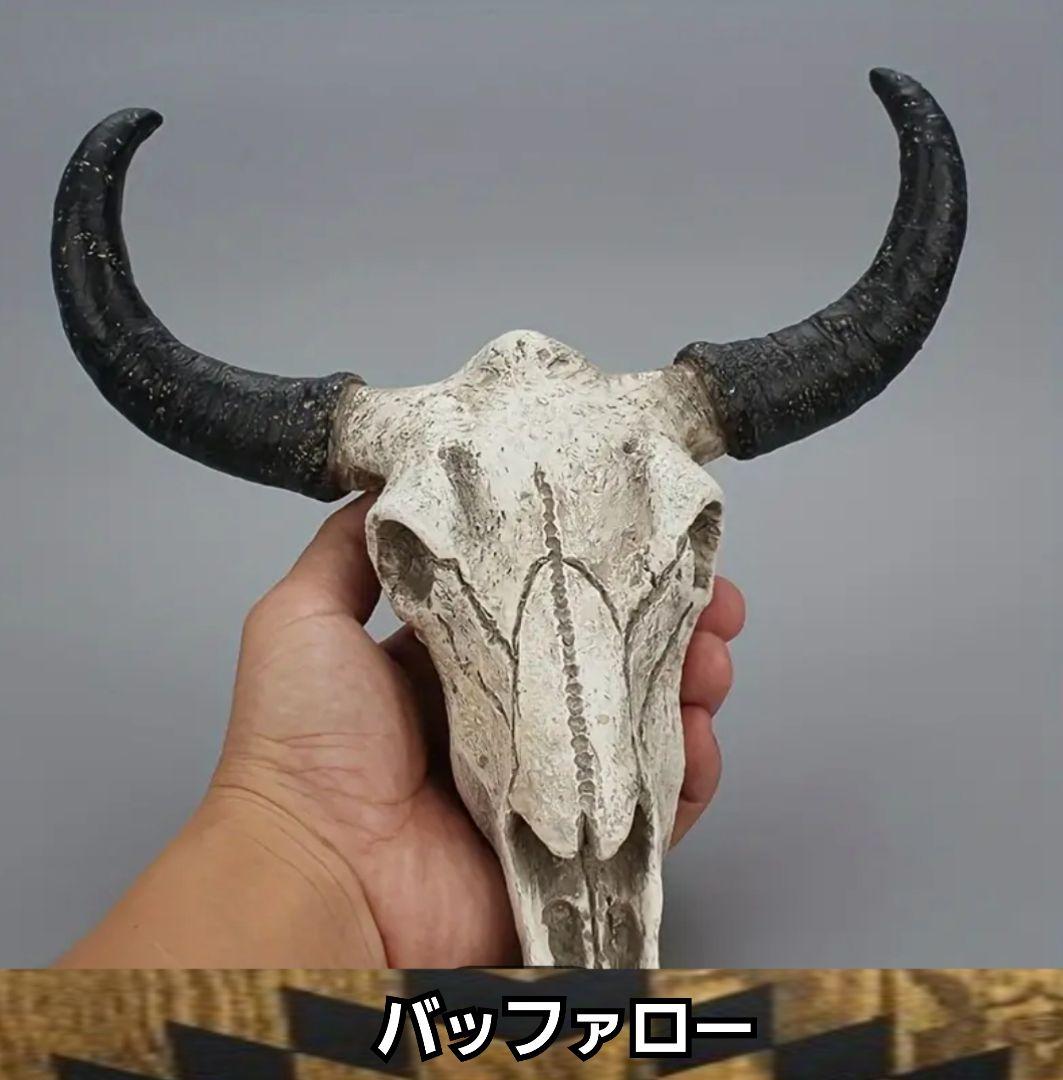 値下げスカルホーン壁掛け