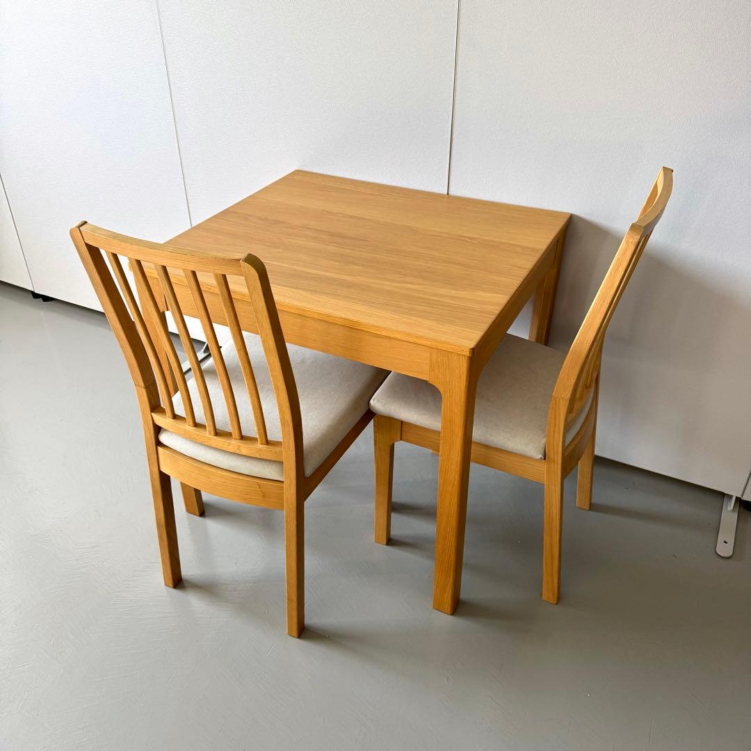 【美品/セット割有り】IKEA 伸長式テーブル EKEDALEN オーク調