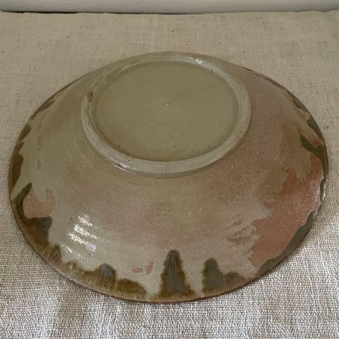 沖縄 大嶺實清 1990年代作品 花紋蝋抜き皿