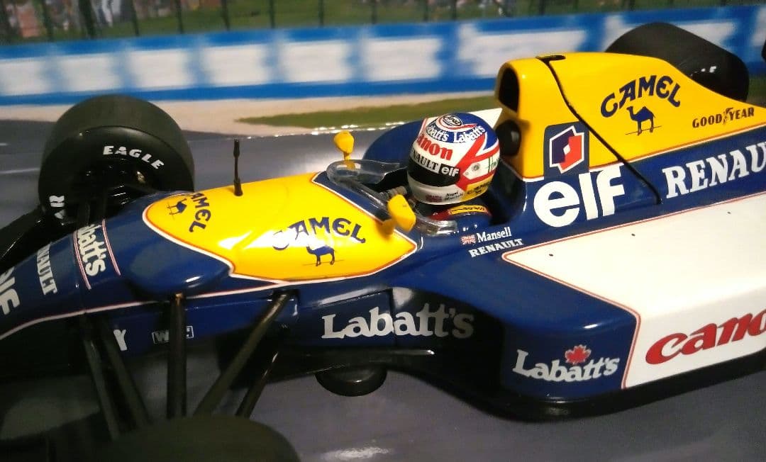 カルツォ 1/18 F1 ウィリアムズ FW14B N.マンセル