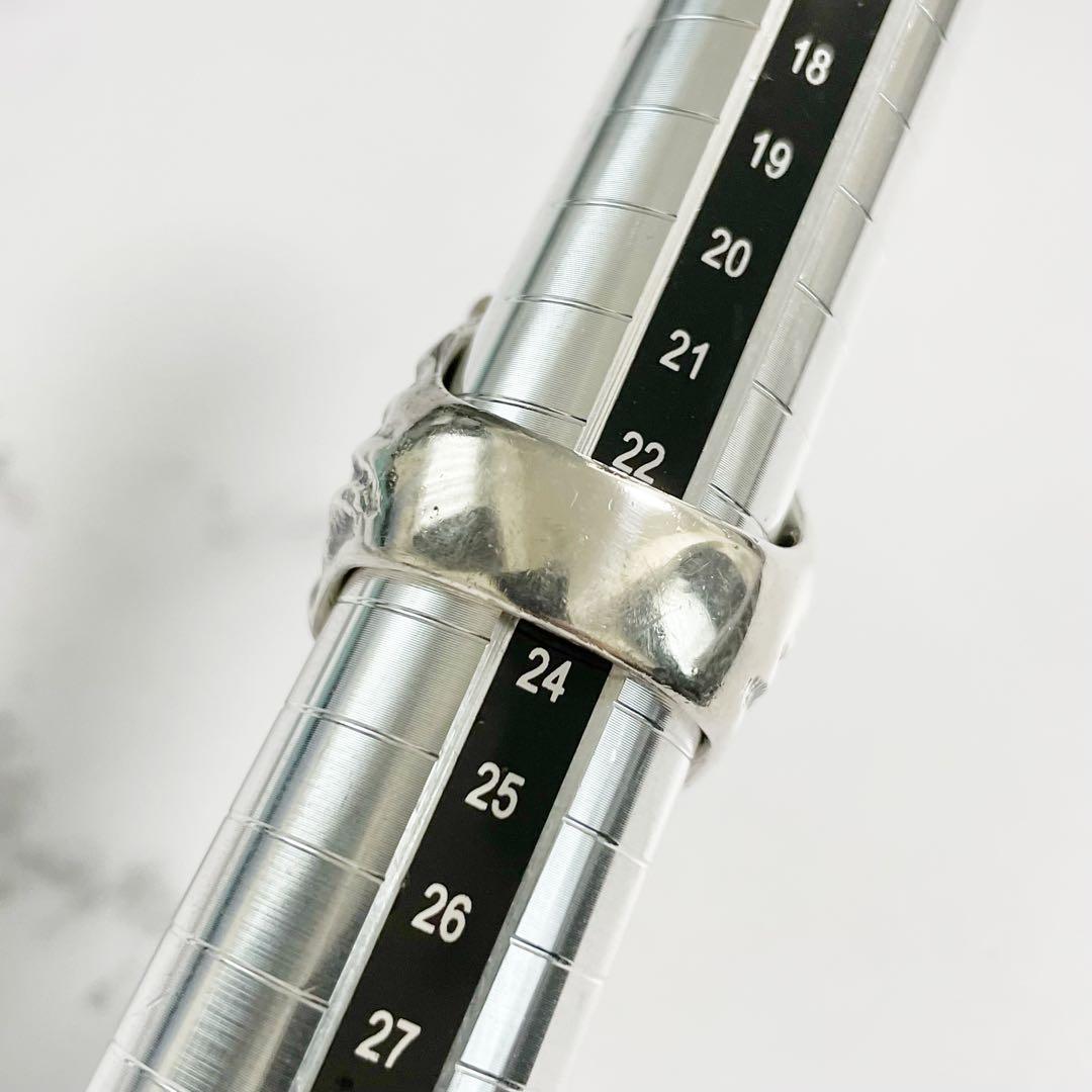 希少　ストレンジフリークデザインス　スカル　リング　シルバー　ホーン　角