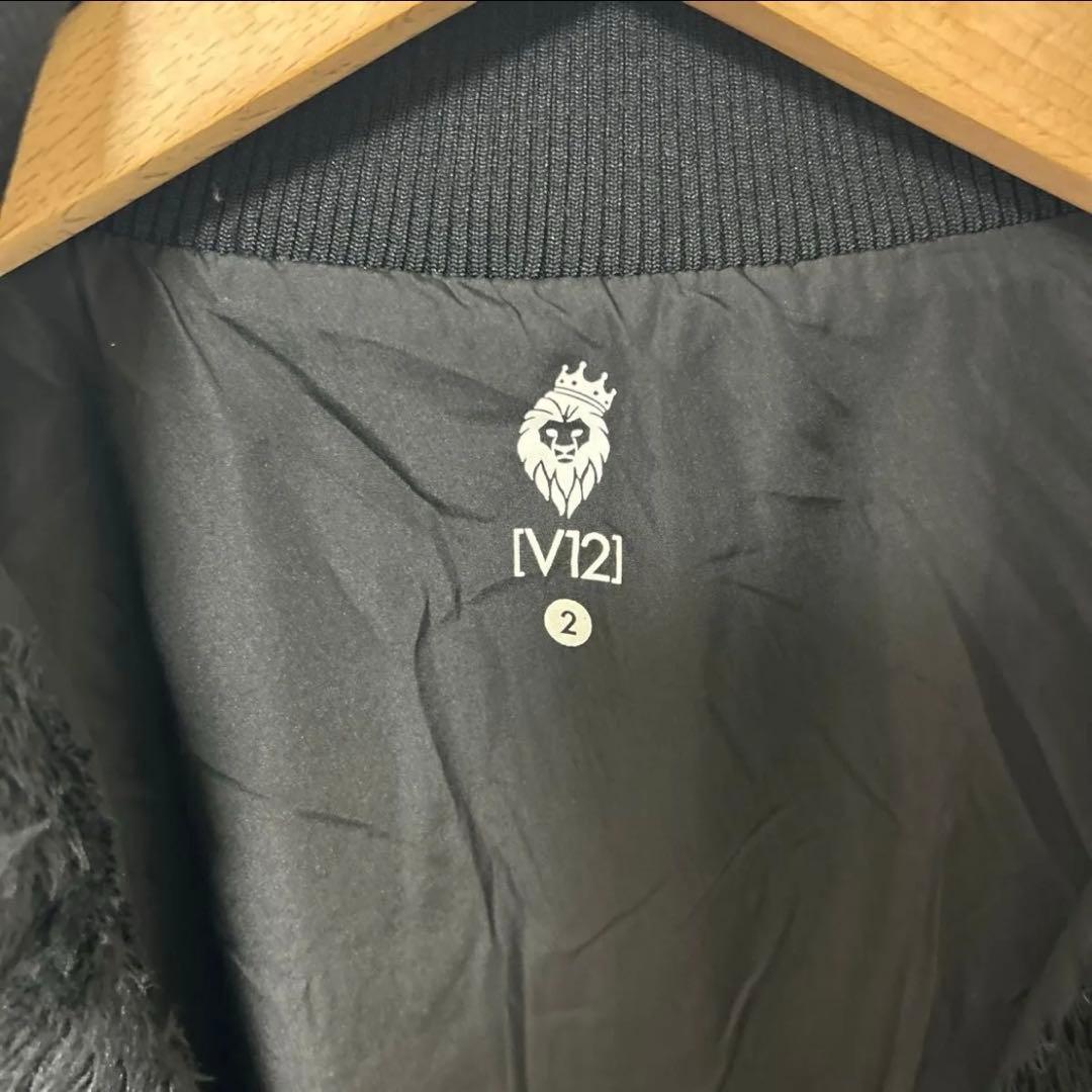 V12 レディース ファージャケット ゴルフ 星ワッペン