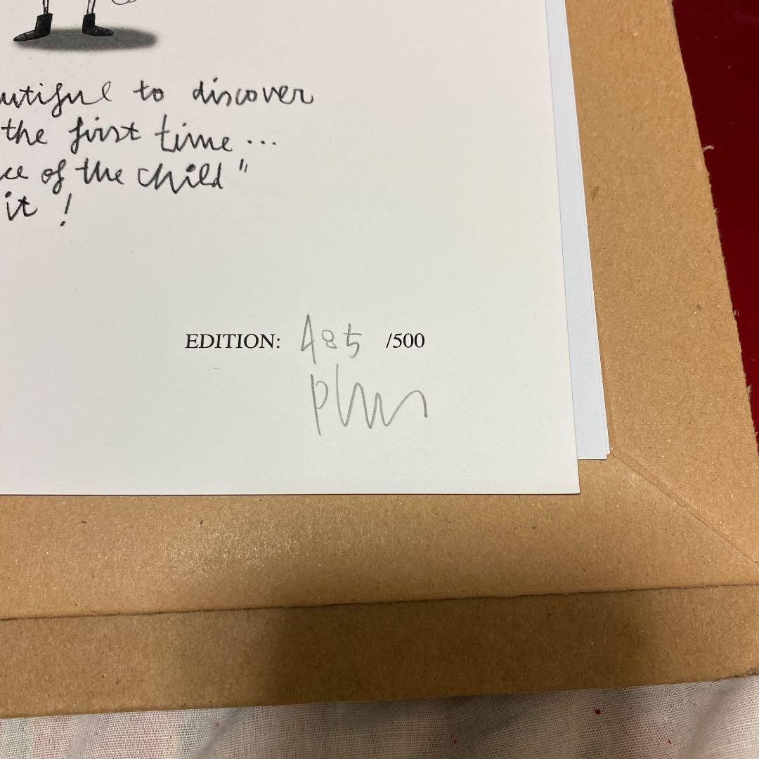 edgar plans 直筆ドローイング エドガープランズ 真作 希少