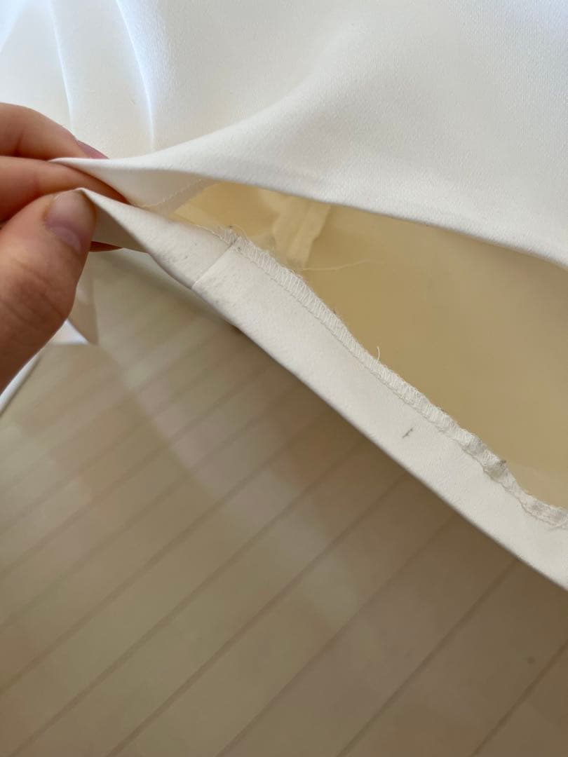 kaene サテンリボンドレス