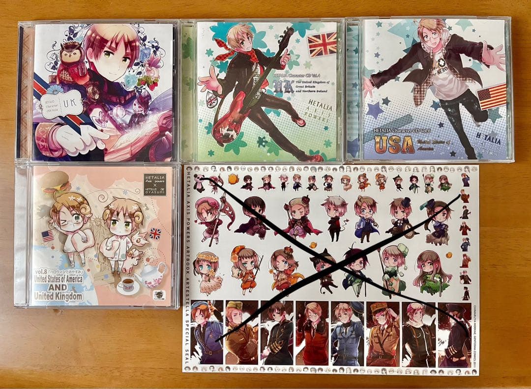 ヘタリア アメリカ イギリス CDセット