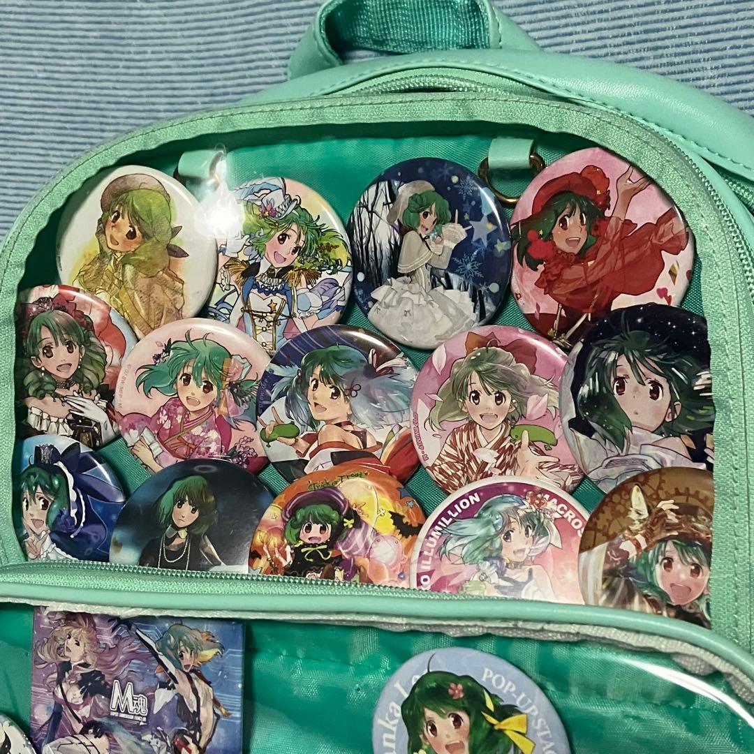 マクロスF ランカ 缶バッジ 痛バッグ マクロス F ランカ 缶バッジ