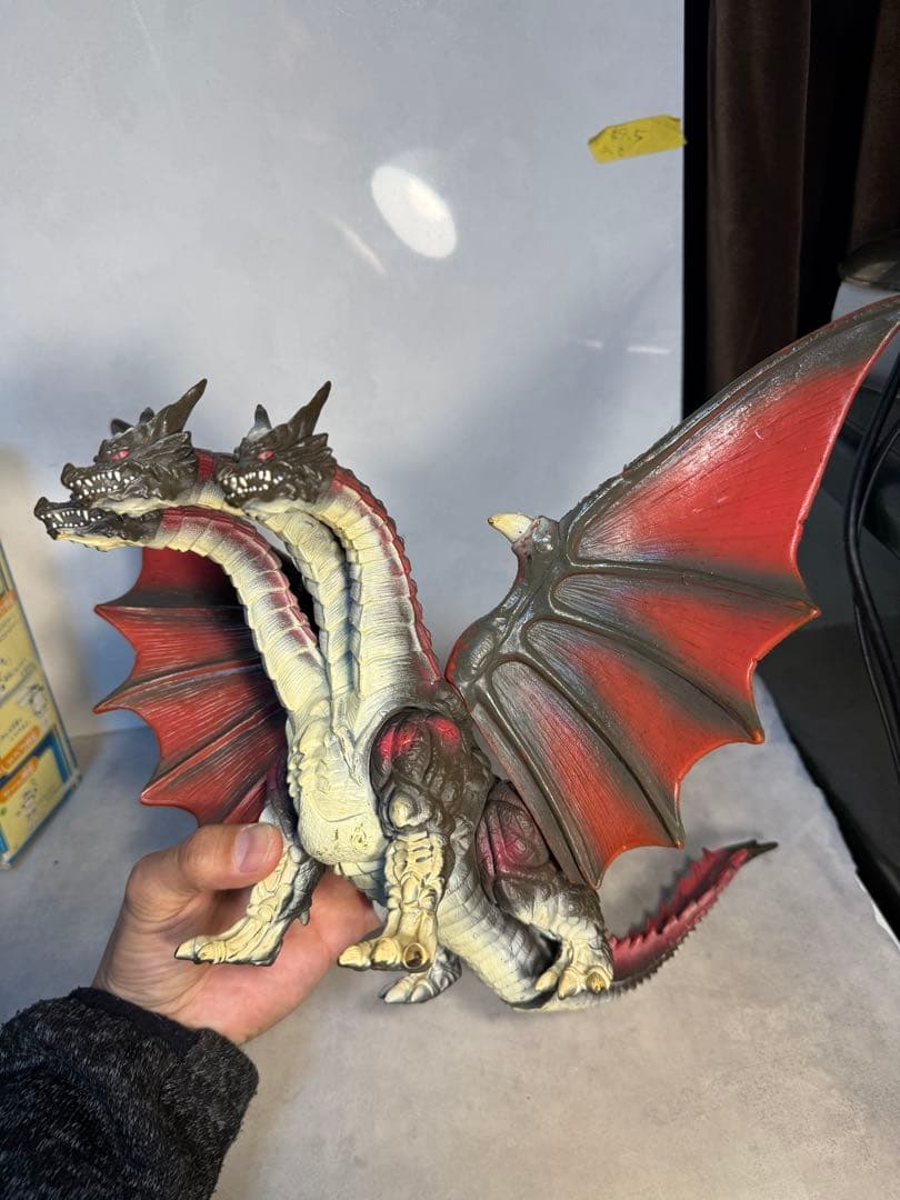 バンダイ 1996 デスギドラ ソフビ ゴジラ モスラ 大型 フィギュア　当時物